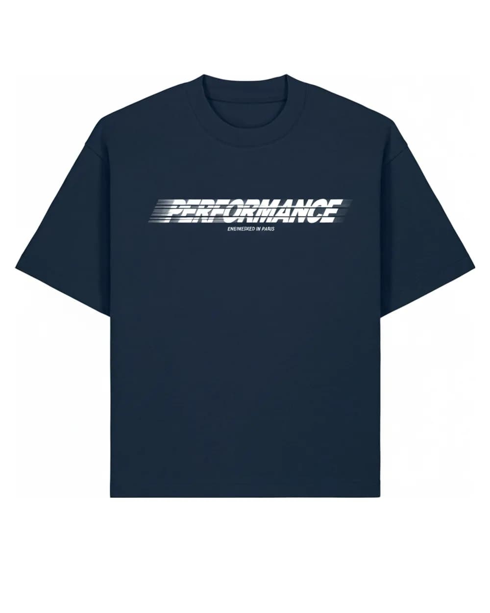 T-shirt de staff imprimé avant un salon