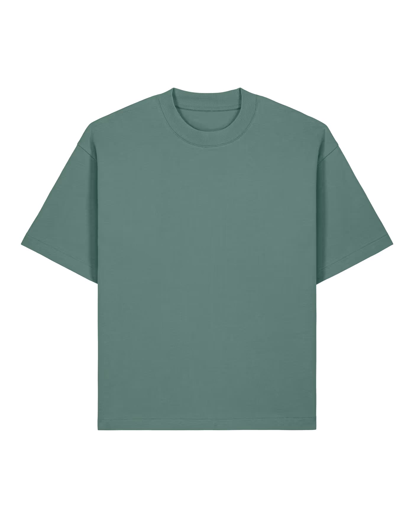 T-shirt Achille à personnaliser, coupe oversize lourde en 100 % coton bio 280 g/m², coloris vert sauge