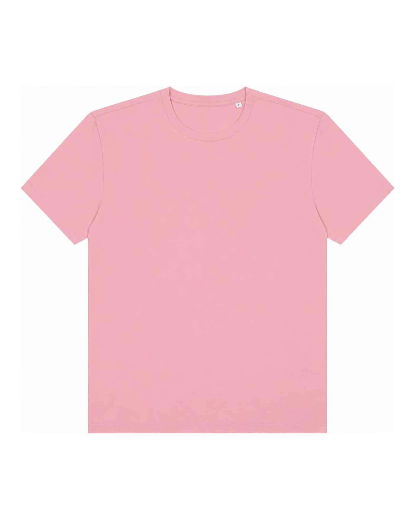 T-shirt Émile à personnaliser, coupe droite en 100 % coton 150 g/m², coloris rose