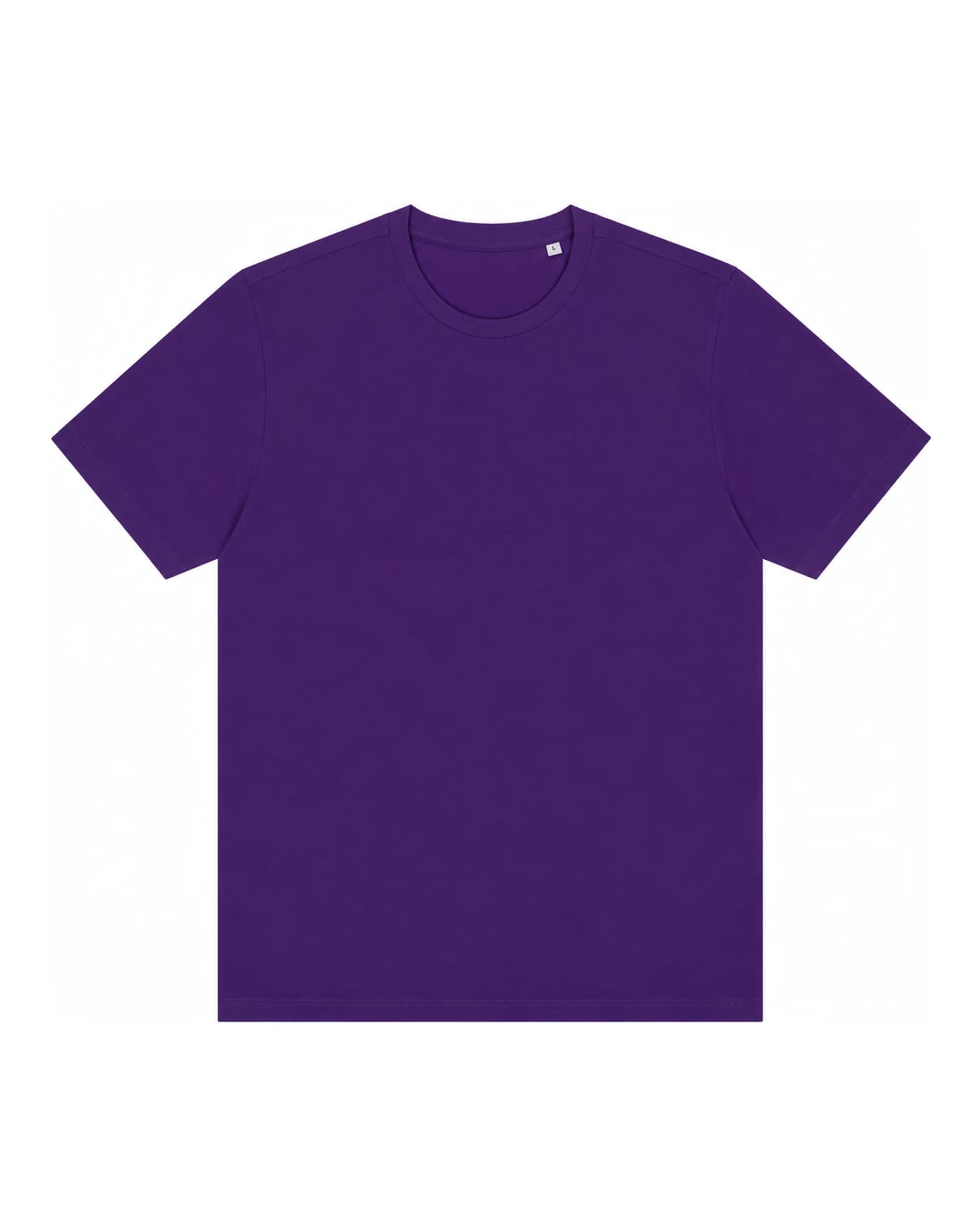 T-shirt Émile à personnaliser, coupe droite en 100 % coton 150 g/m², coloris violet