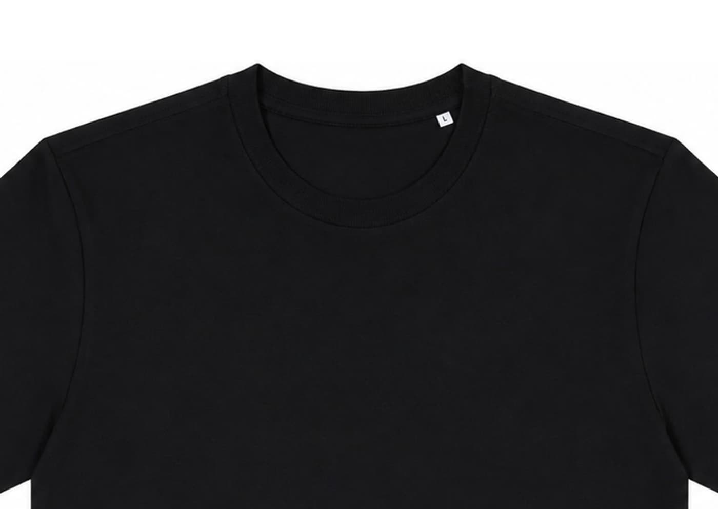 T-shirt personnalisé Gaspard noir, 100 % coton 180 g/m²