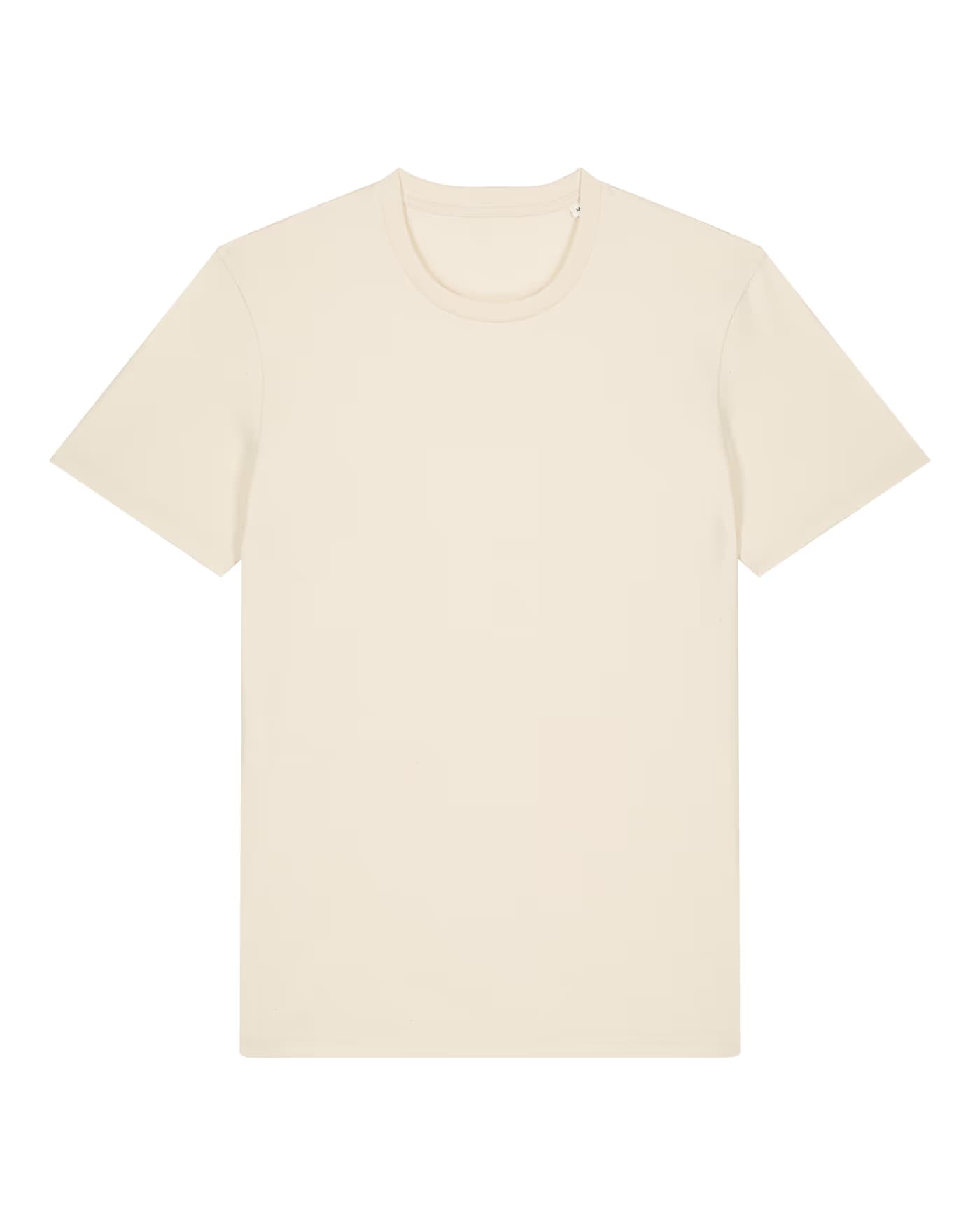 T-shirt personnalisé Jules, 100 % coton bio 155 g/m², coloris Écru