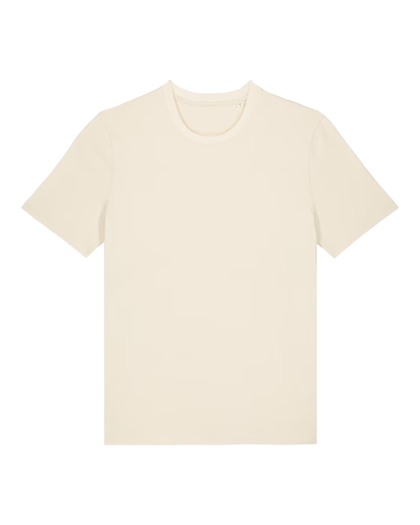 T-shirt Léon à personnaliser, coupe classique en coton bio 180 g/m², coloris écru