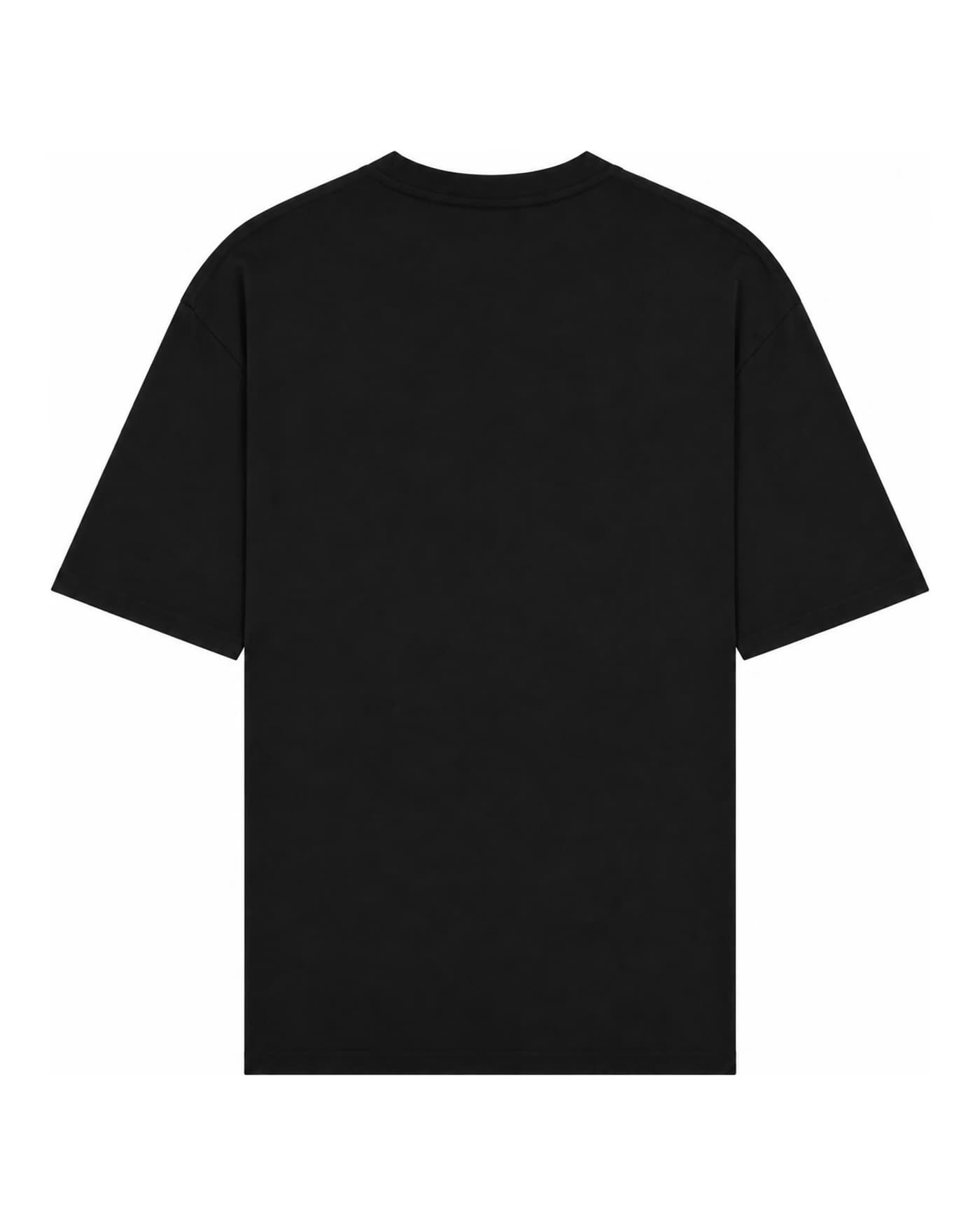 T-shirt personnalisé Marceau noir, 100 % coton 240 g/m²