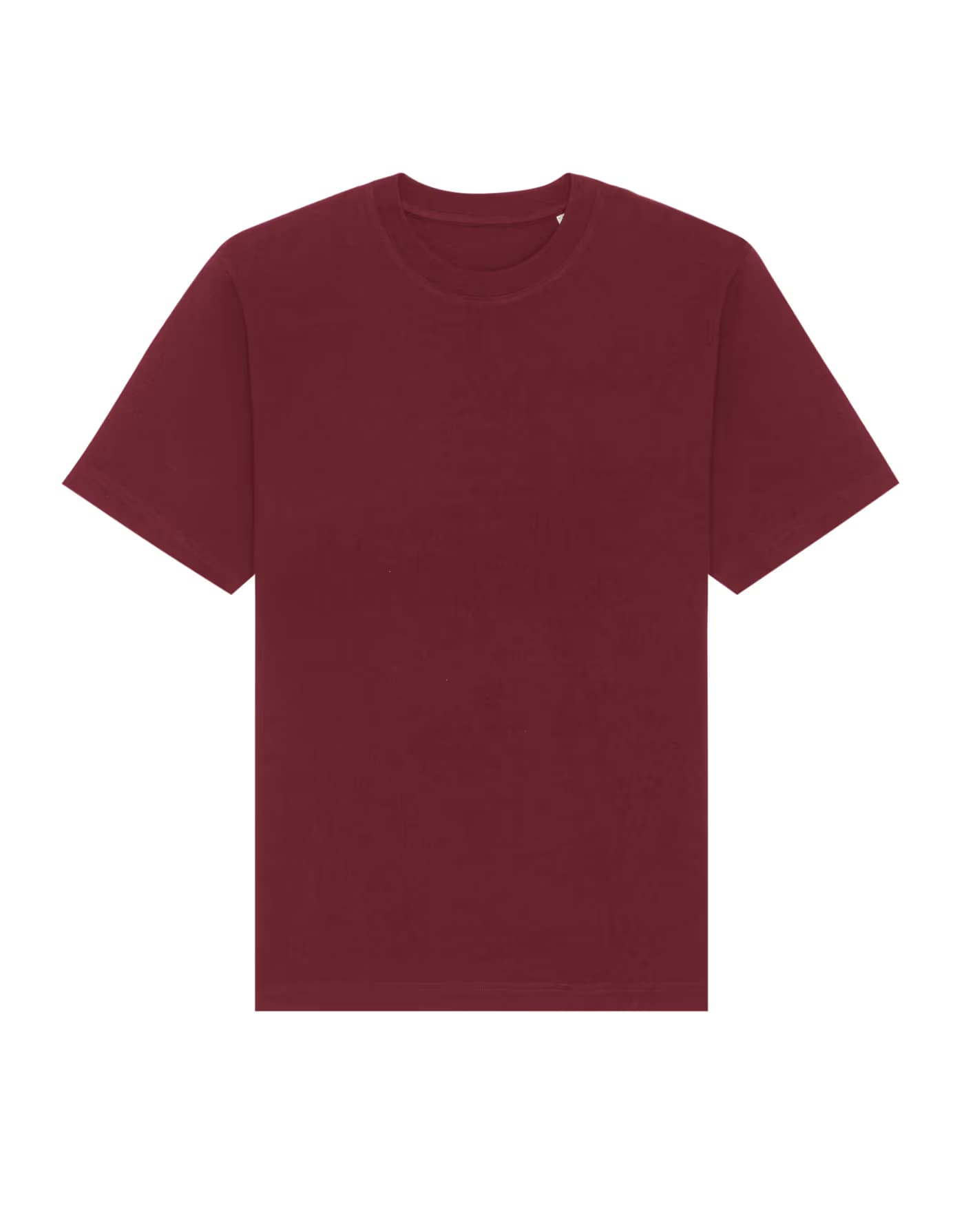 T-shirt personnalisé Marlon, Coton bio 240 g/m², coloris Bordeaux