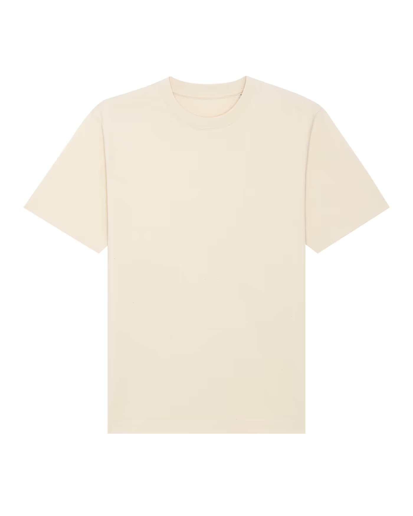T-shirt personnalisé Marlon, Coton bio 240 g/m², coloris Écru