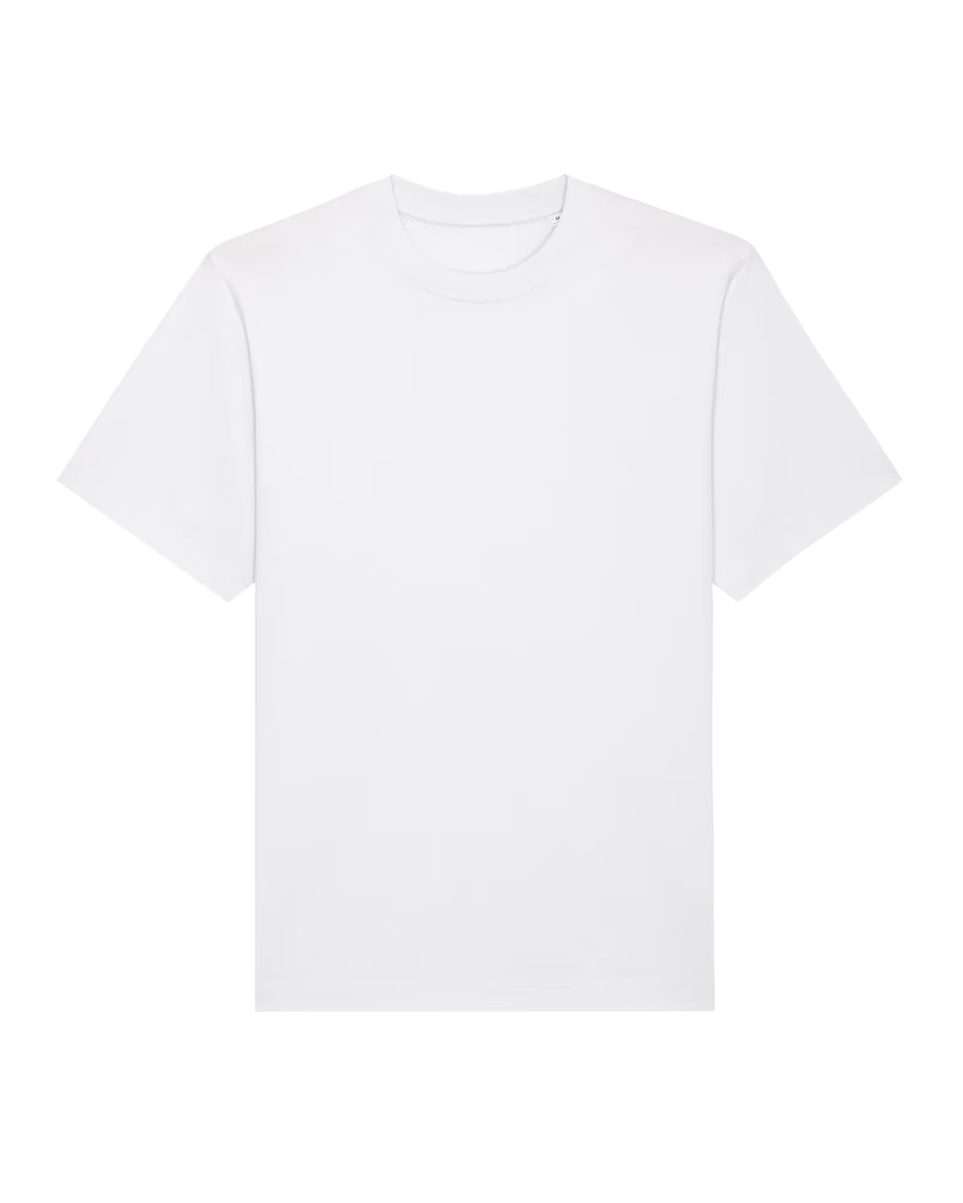 T-shirt Marlon à personnaliser, coupe relaxed en 100 % coton bio 240 g/m², coloris blanc