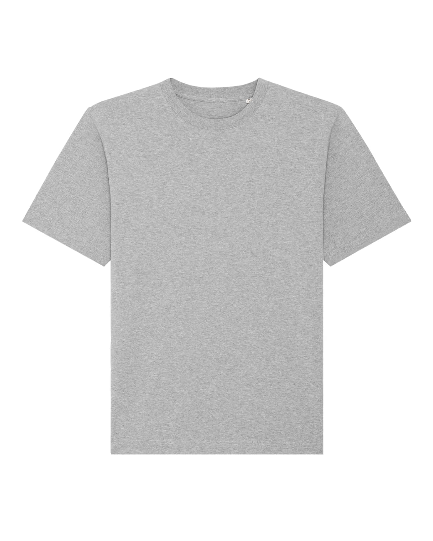 T-shirt Marlon à personnaliser, coupe relaxed en 100 % coton bio 240 g/m², coloris gris chiné