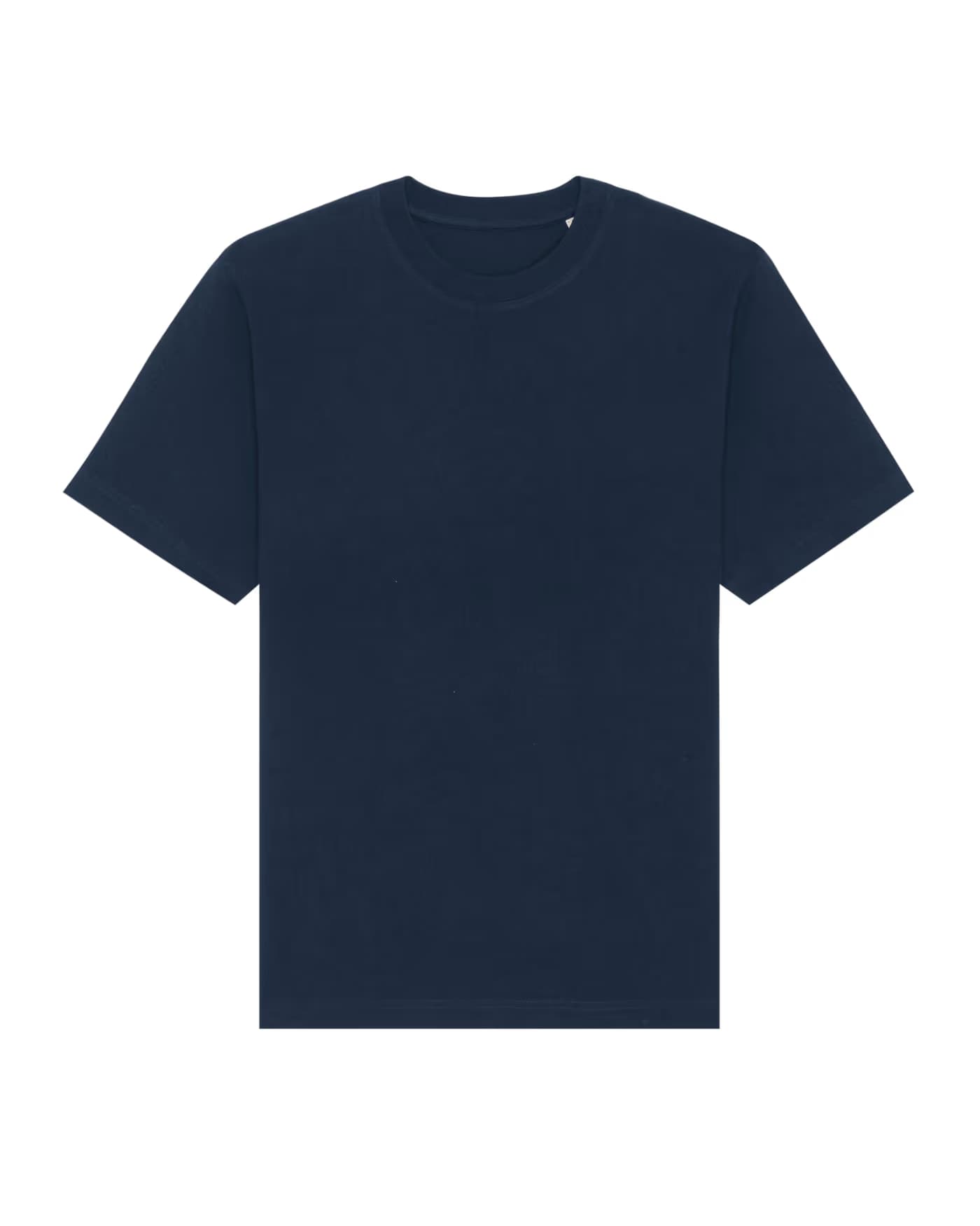 T-shirt Marlon à personnaliser, coupe relaxed en 100 % coton bio 240 g/m², coloris bleu marine