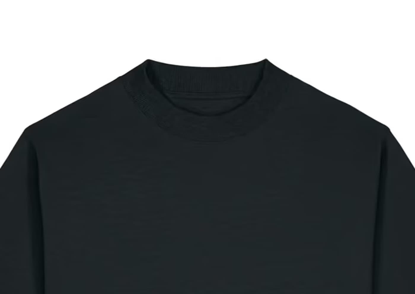 T-shirt personnalisé Ninon noir, Coton bio 200 g/m²
