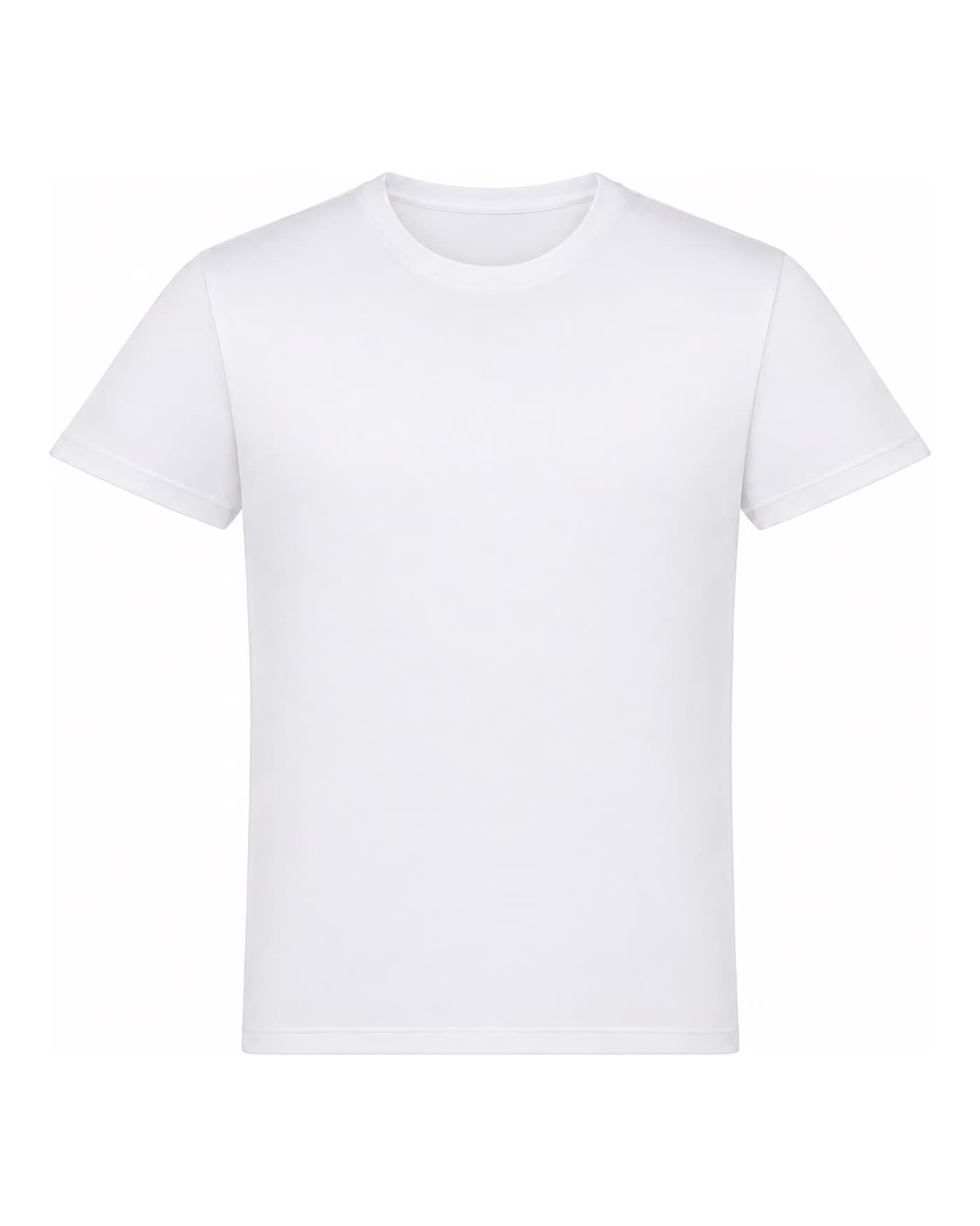 T-shirt Ulysse à personnaliser, coupe sport en 100 % polyester 135 g/m², coloris blanc