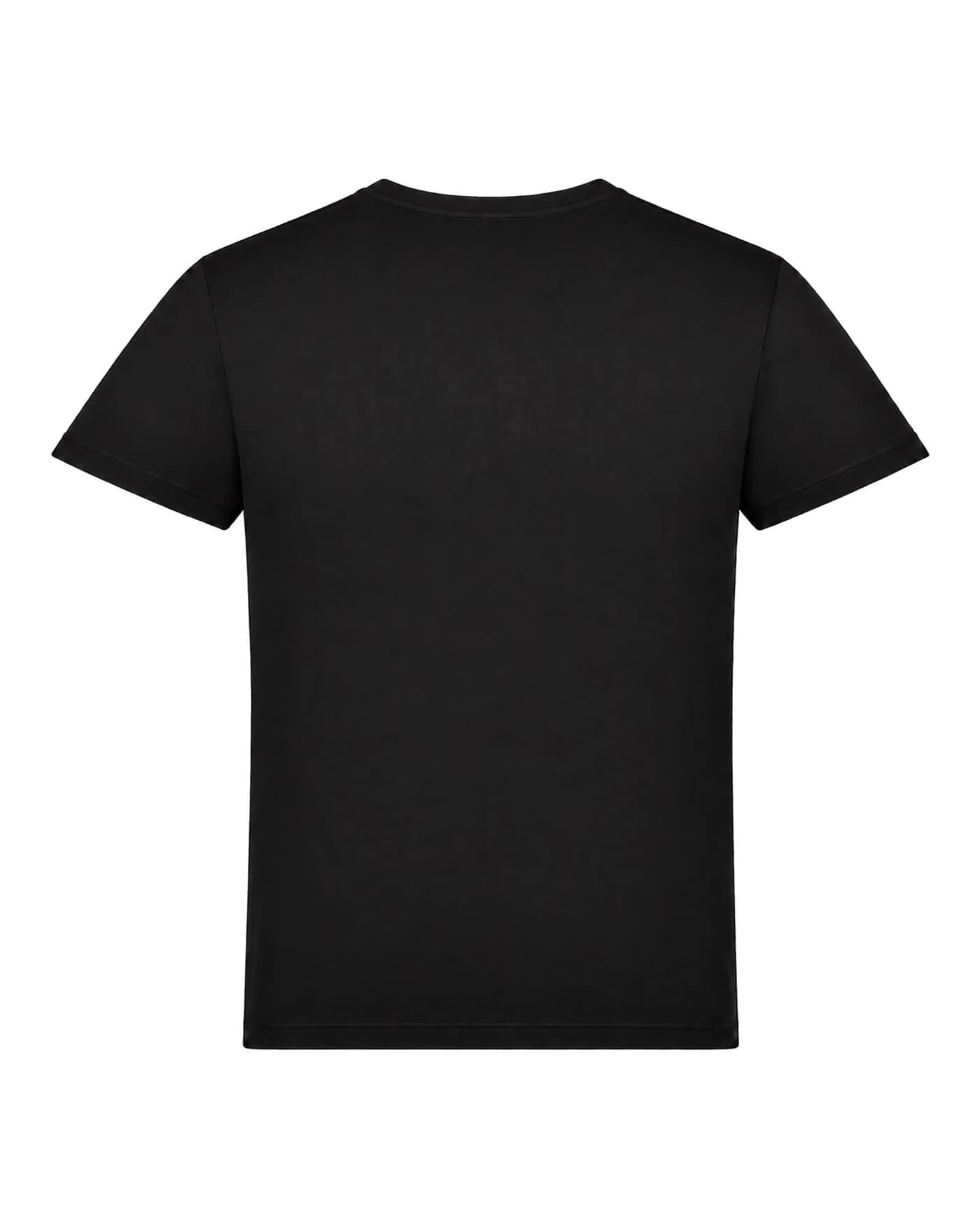 T-shirt personnalisé Ulysse noir, 100 % polyester 135 g/m²